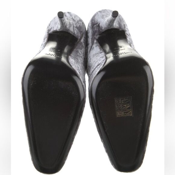 Saint Laurent Velvet Sock Boots - Picture 5 of 5